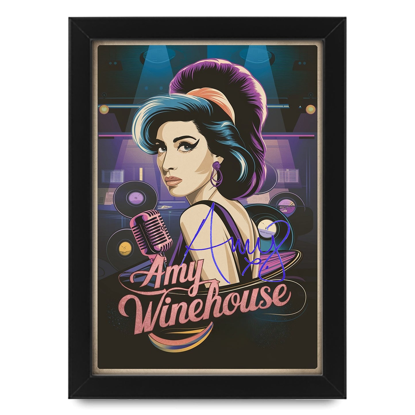 Amy Winehouse Signed Poster Print – Limited Edition Autographed