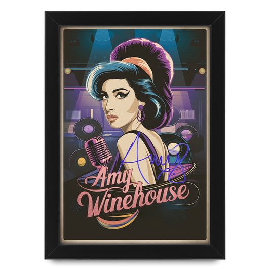Amy Winehouse Signed Poster Print – Limited Edition Autographed