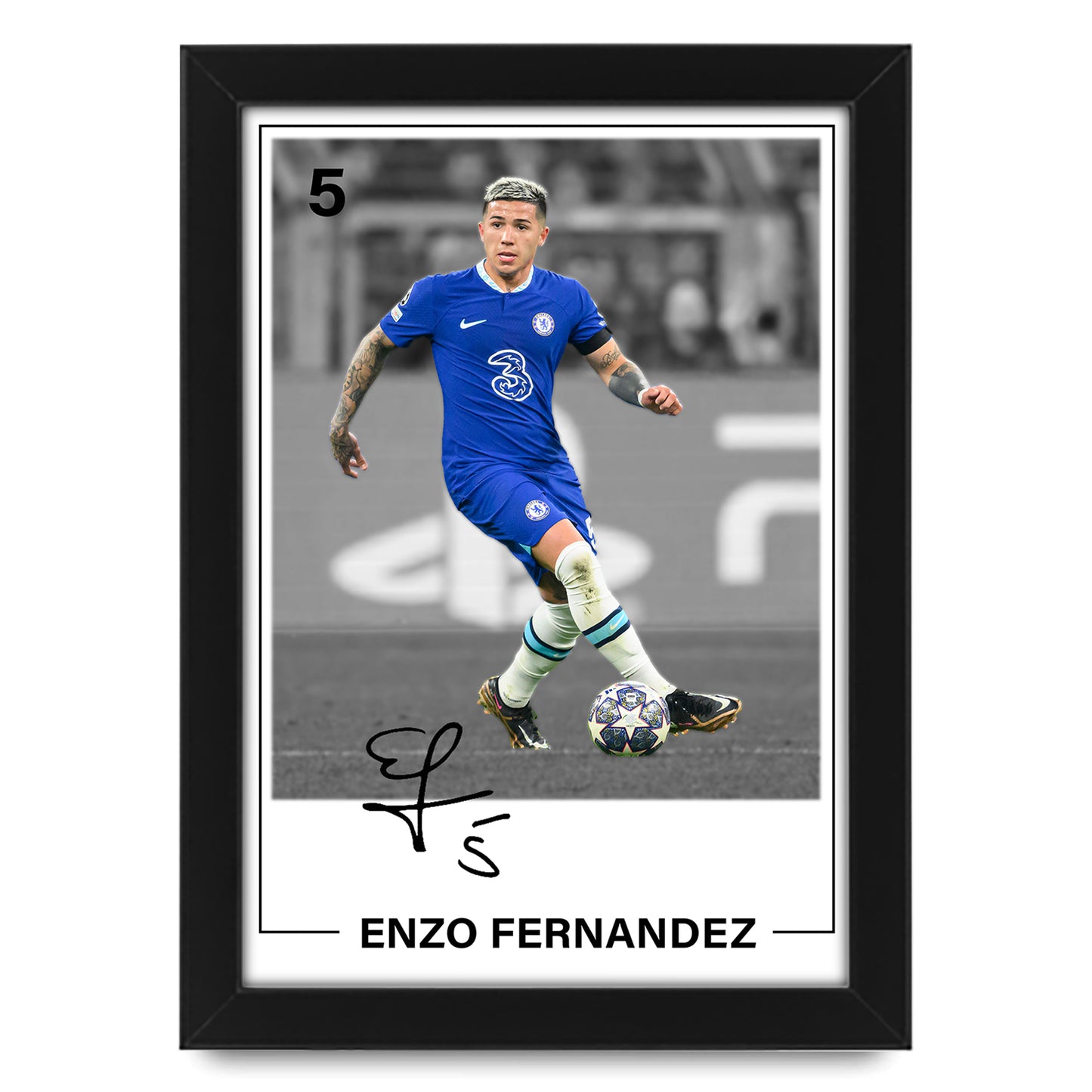 Enzo Fernández Signed Poster Print - Limited Edition Autographed Memorabilia