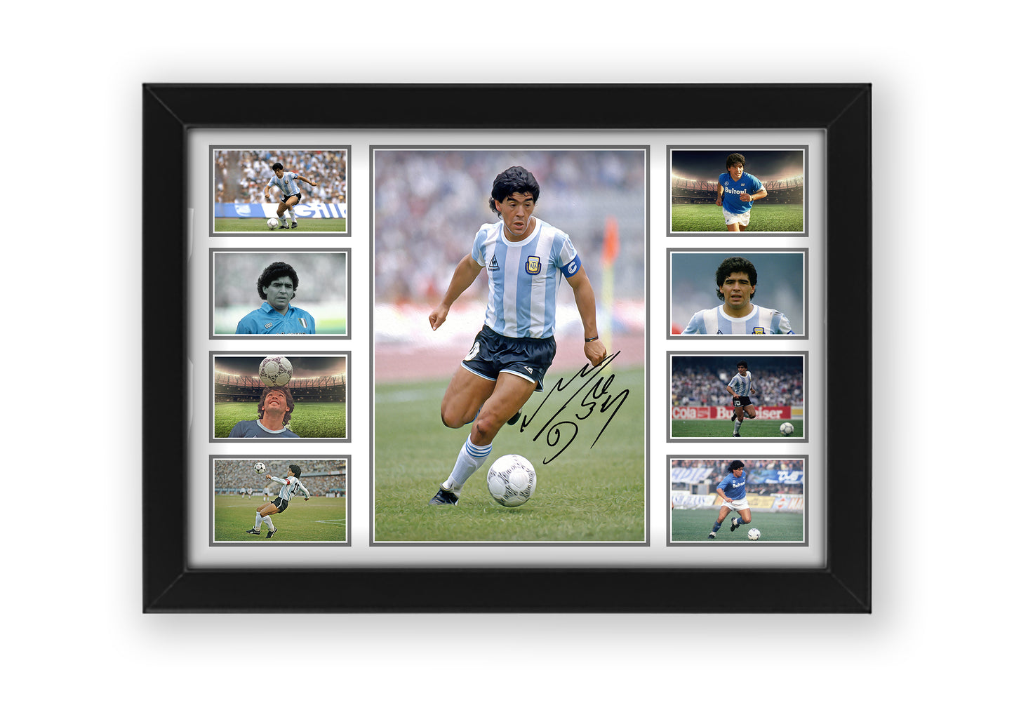 Diego Maradona Argentine Football Signed Poster Print- Limited Edition Autograph Fan Gift – Collectible Memorabilia Merchandise