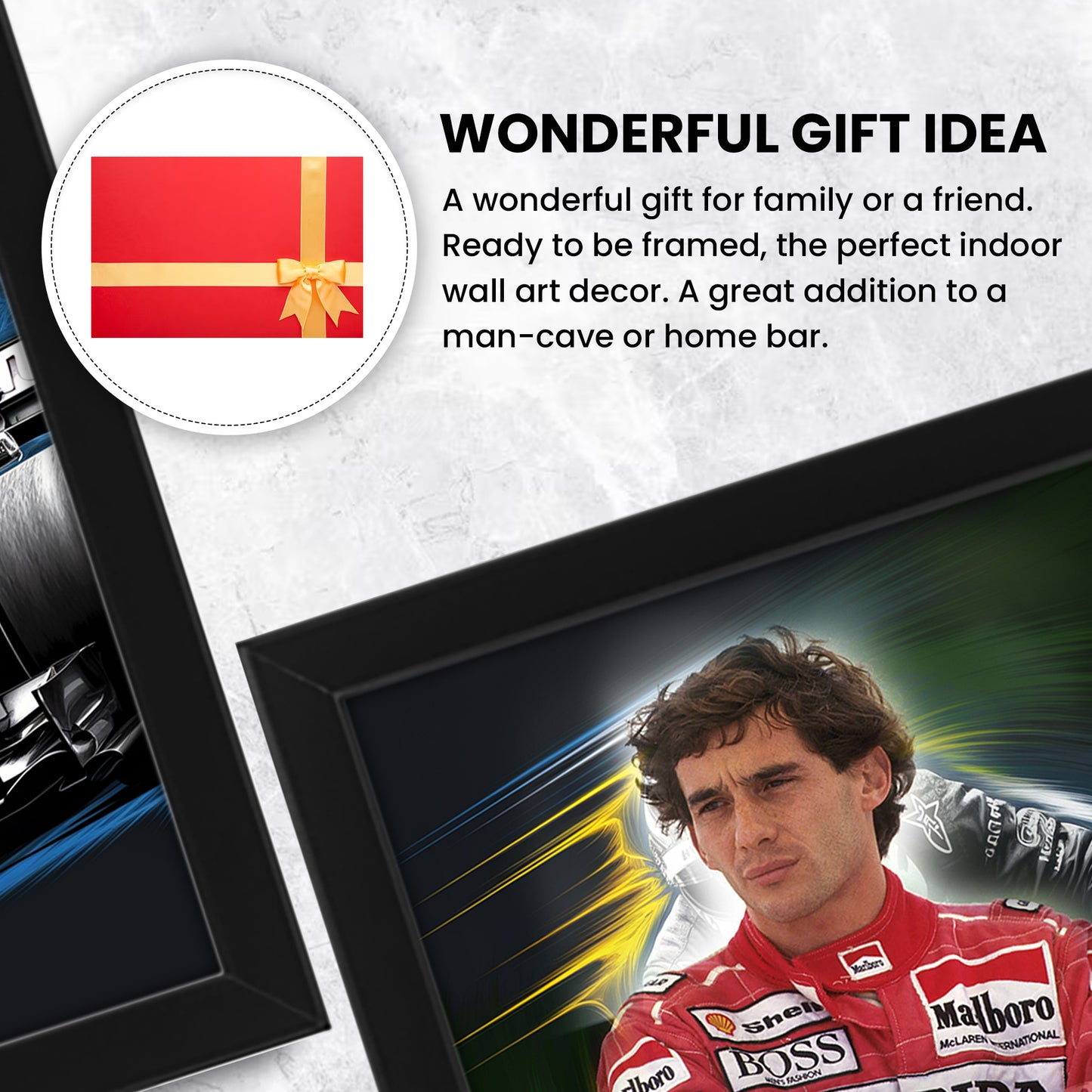 Ayrton Senna Signed Limited Edition Poster | F1 Racing Legend Collectible Memorabilia | Autographed Fan Gift
