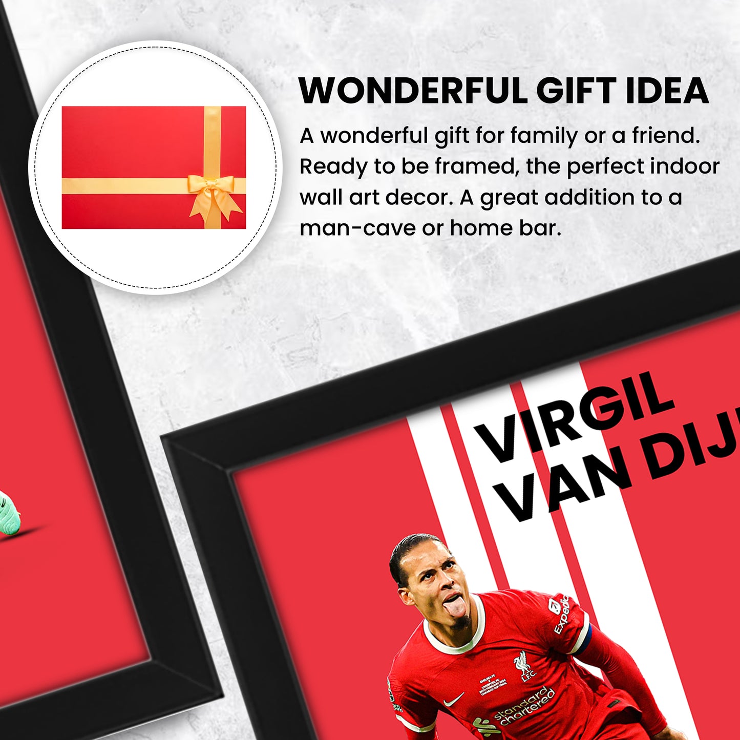 Virgil van Dijk Signed Poster Print - Limited Edition Autograph - Liverpool FC Memorabilia - Collectible Gift for Fans