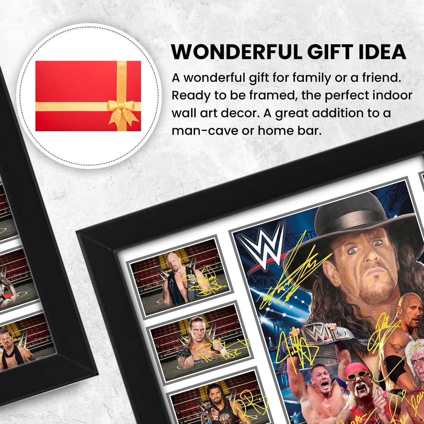 WWE Wrestling Signed Poster Print | Limited Edition Autograph Fan Gift | Collectible Memorabilia Merchandise