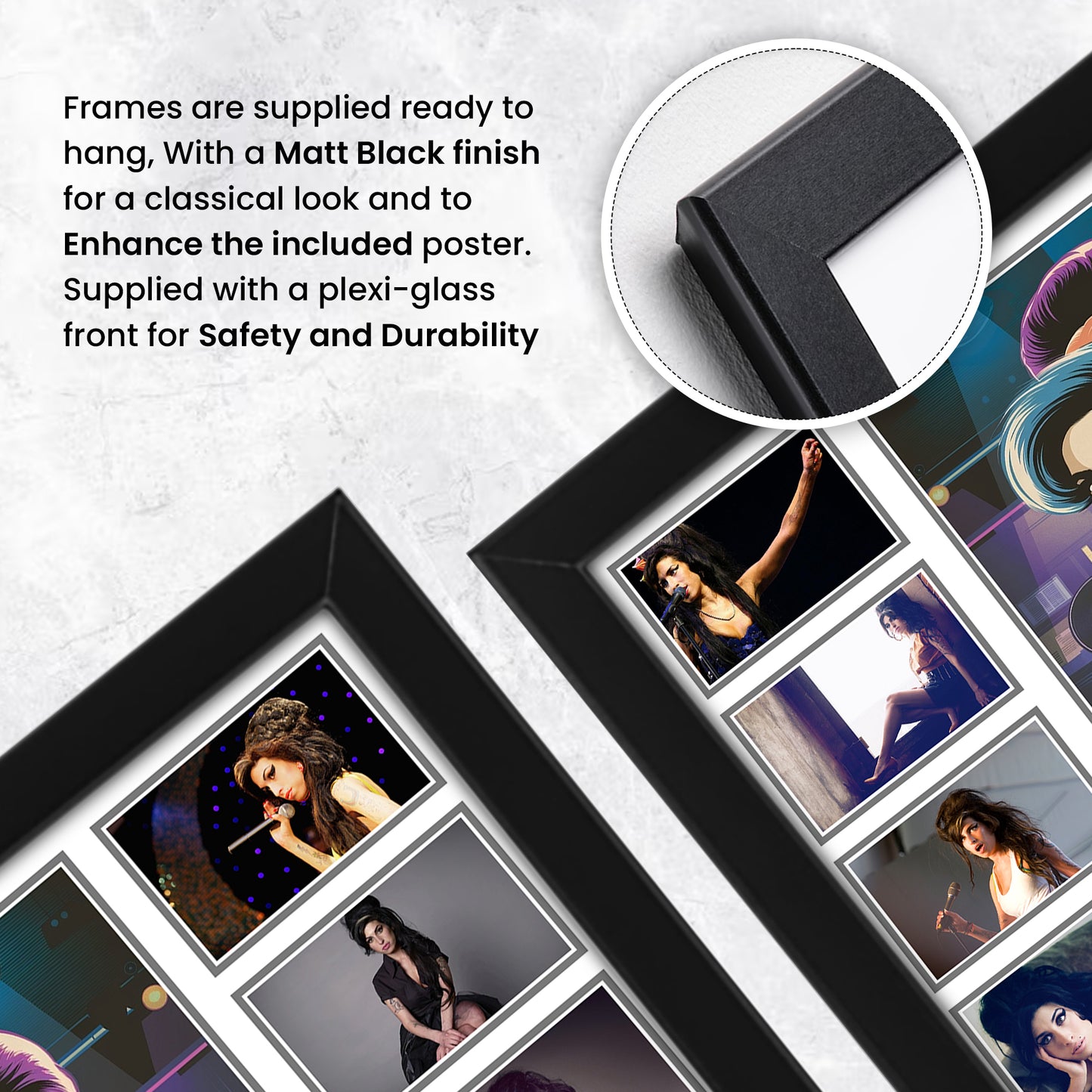 Amy Winehouse Signed Poster Print | Limited Edition Collectible Memorabilia | Fan Gift with Autograph