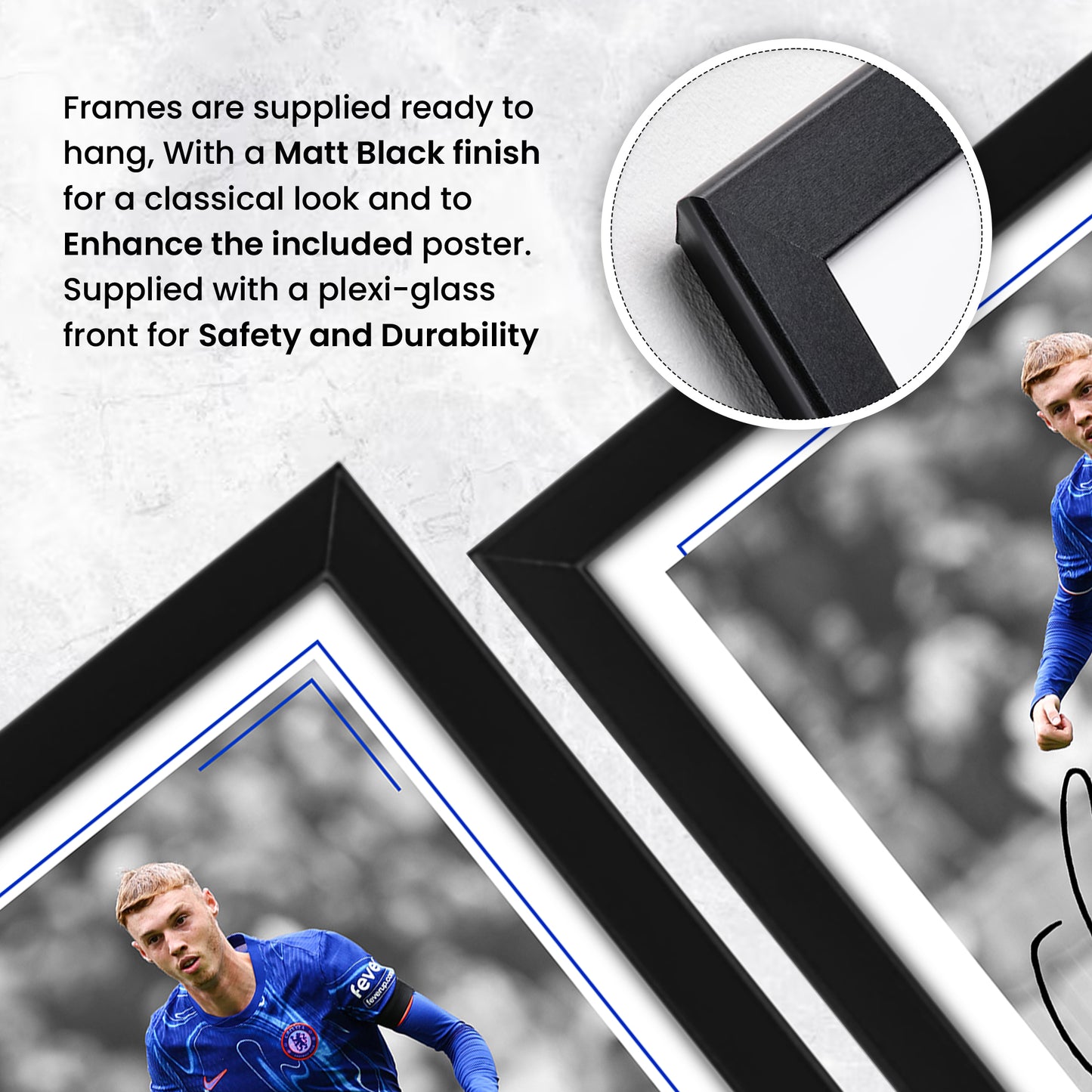 Cole Palmer Signed Poster Print - Limited Edition Autographed Footballer Memorabilia – Perfect Fan Gift