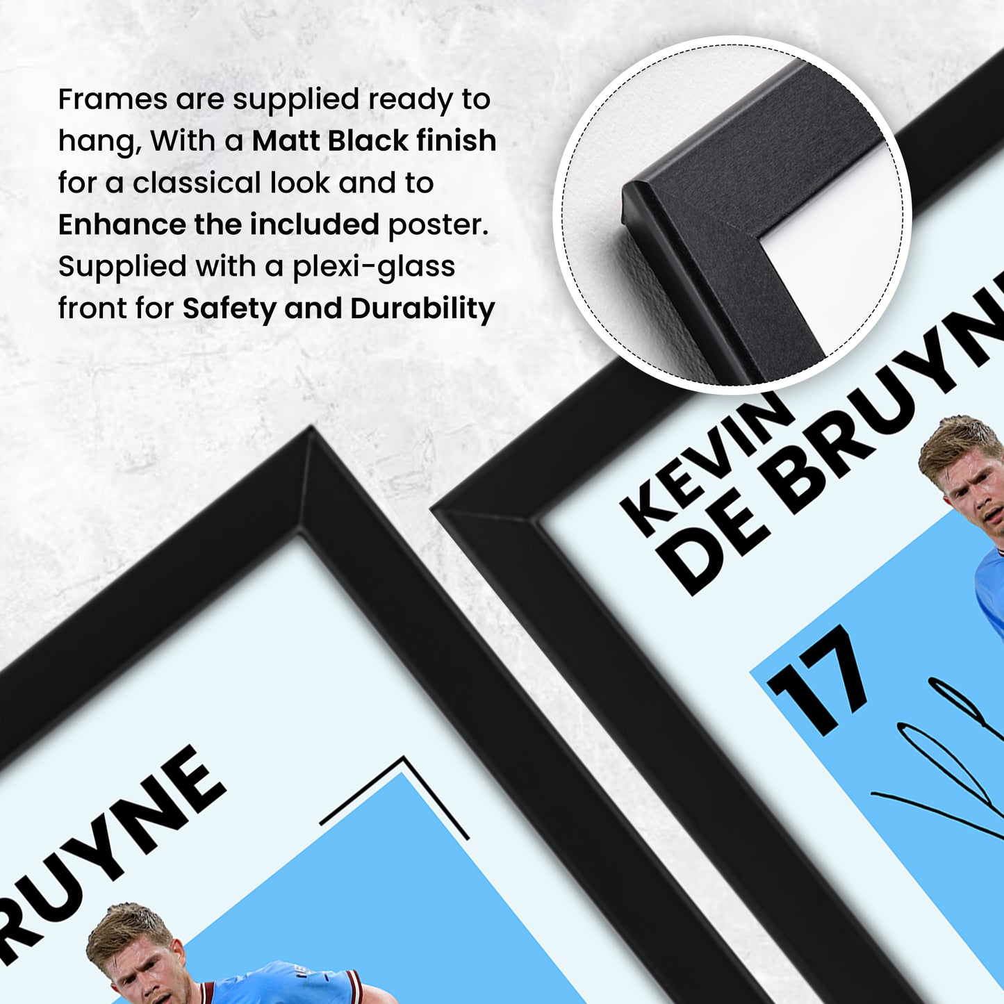 Kevin De Bruyne Signed Poster Print – Limited Edition Autographed Memorabilia | Manchester City FC