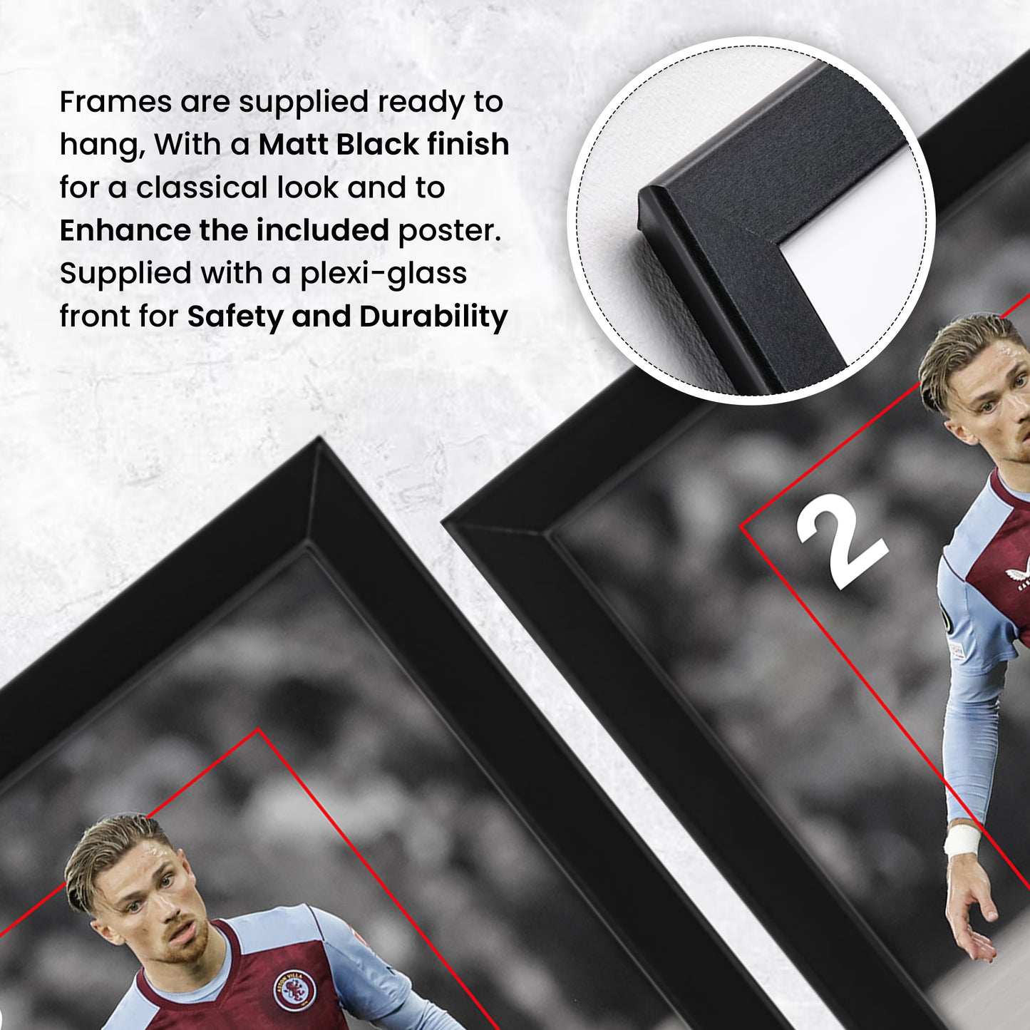 Matty Cash Signed Poster Print - Limited Edition Autographed Football Memorabilia | Aston Villa FC Fan Gift