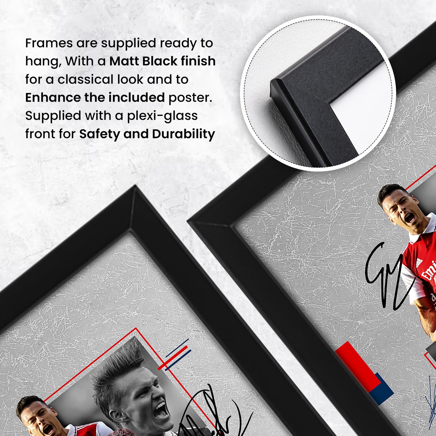 Arsenal Football Club 2024-25 Star Merchandise Signed Poster Print- Limited Edition Autograph Football Fan Gift