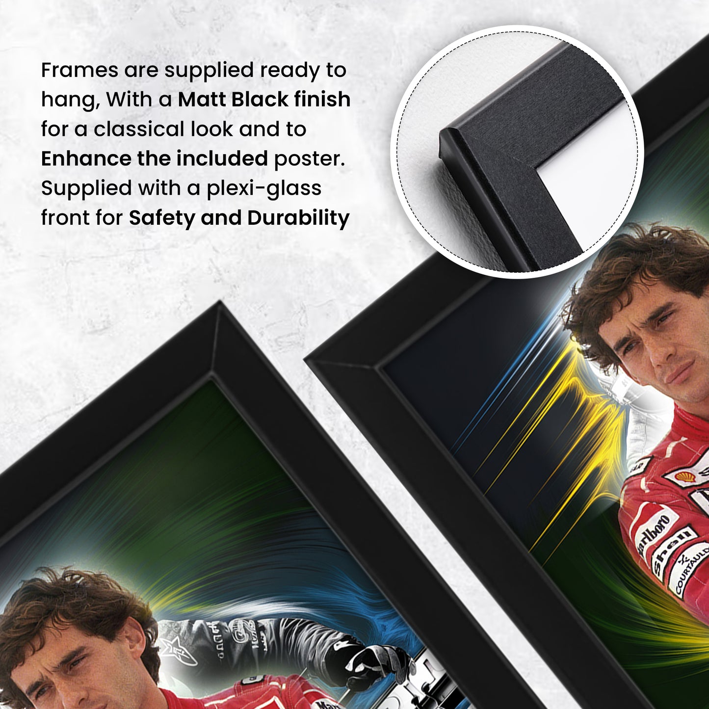 Ayrton Senna Signed Limited Edition Poster | F1 Racing Legend Collectible Memorabilia | Autographed Fan Gift