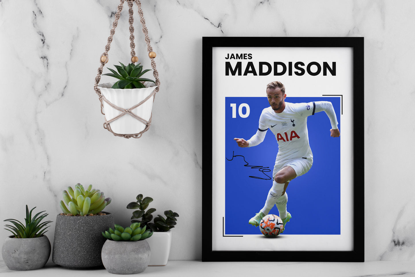James Maddison Tottenham Hotspur Signed Poster Print- Limited Edition Autograph Fan Gift