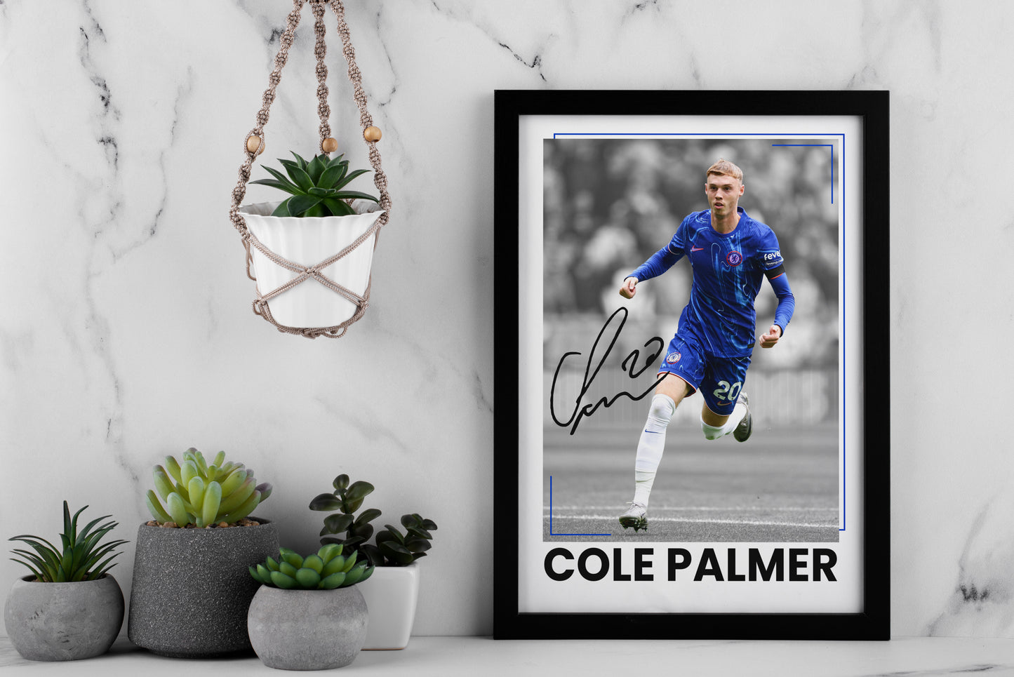 Cole Palmer Signed Poster Print - Limited Edition Autographed Footballer Memorabilia – Perfect Fan Gift