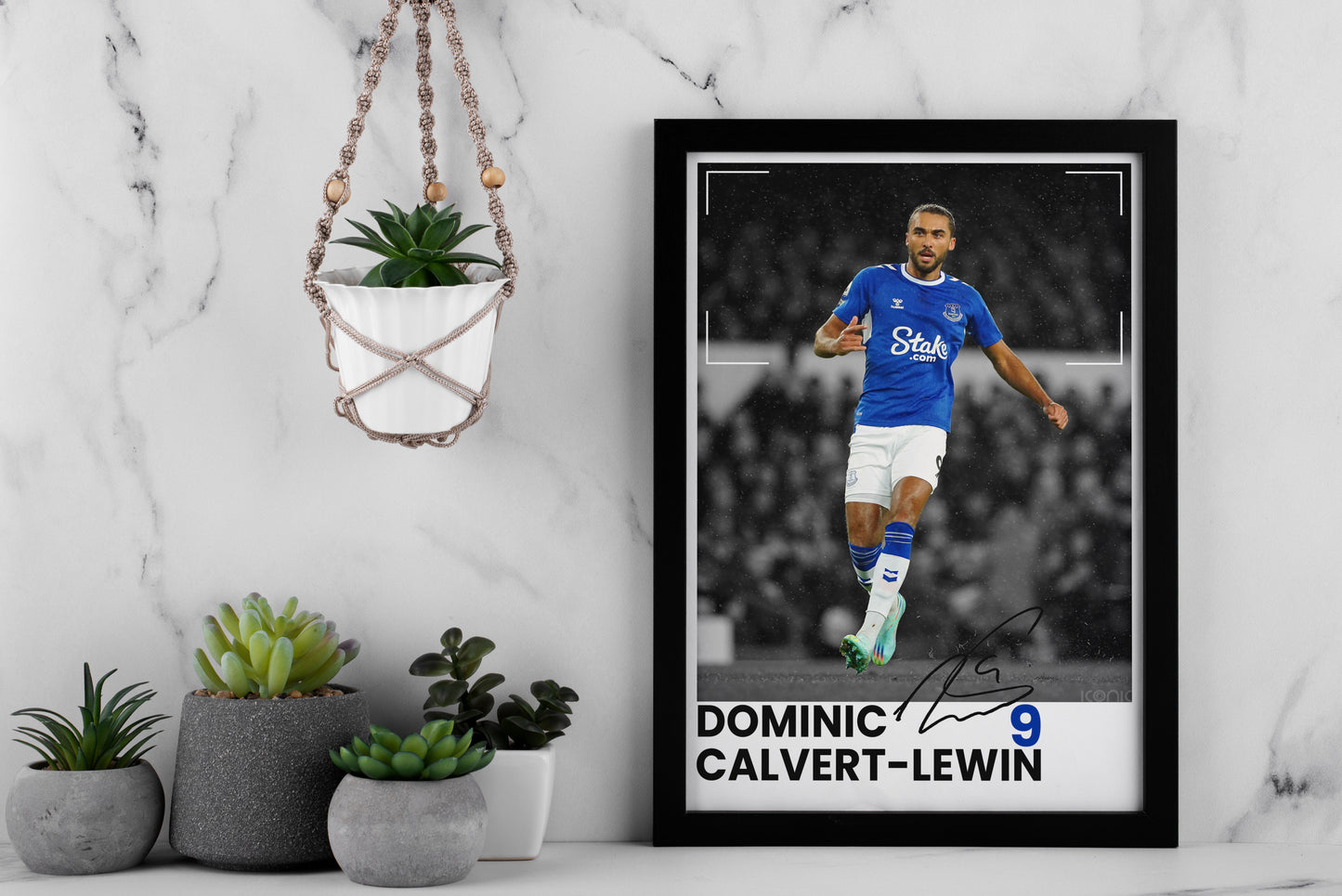 Dominic Calvert-Lewin Signed Poster Print - Limited Edition Autographed Fan Gift | Everton FC Collectible Memorabilia