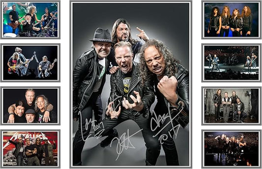 Metallica SIgned Music Poster Print - Limited Edition Autograph Memorabilia