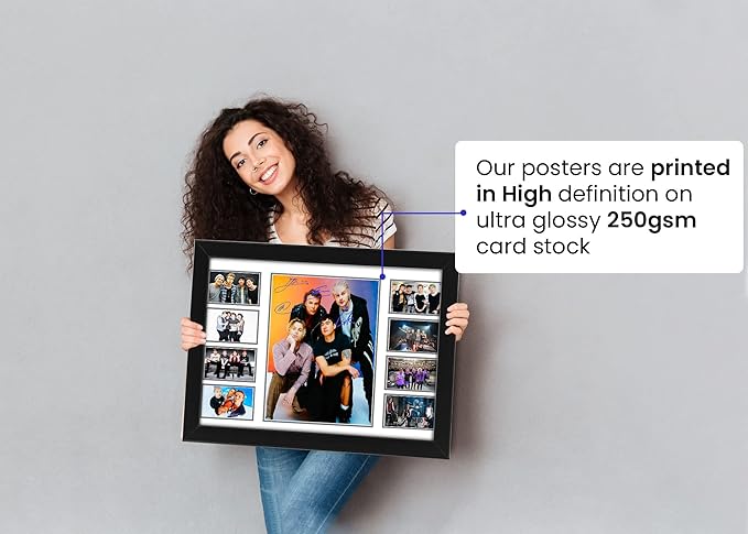 5 Seconds of Summer Limited Edition Collage Poster Print - Autographed by All Band Members - 5SOS Signed Fan Gift Merchandise