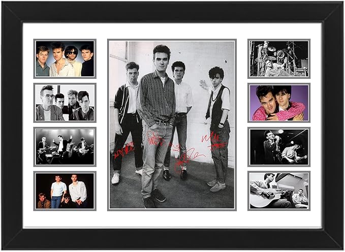 AllStarMedia The Smiths Autographed Collage Poster Print - Inspired Wall Art for Fans of 80s Indie Music, Limited Edition Poster for Fans, Home, Office Decor,