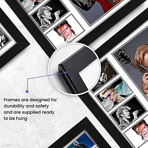 AllStarMedia David Bowie Autographed Collage Poster Print - Gift for Music Lovers and Collectors