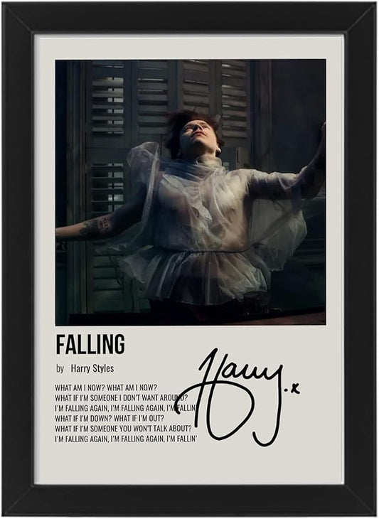 Harry Styles - Falling Album Song Cover Signed Poster, Autographed Print Display, Fan Merchandise Gift, Collectable/Memoribilia Wall Art, Harry Styles Enthusiast