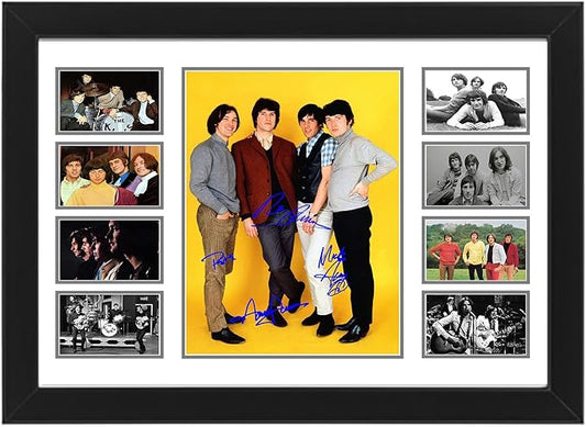 AllStarMedia The Kinks Autographed Collage Poster Print - Limited Edition Signed Band Merch