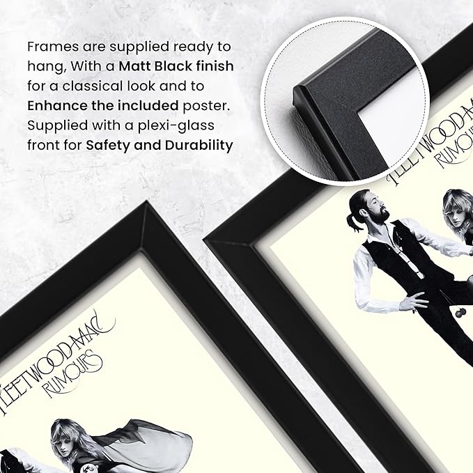 Fleetwood Mac Rumours Signed Poster Print- Limited Edition Autograph Fan Gift – Collectible Memorabilia Merchandise