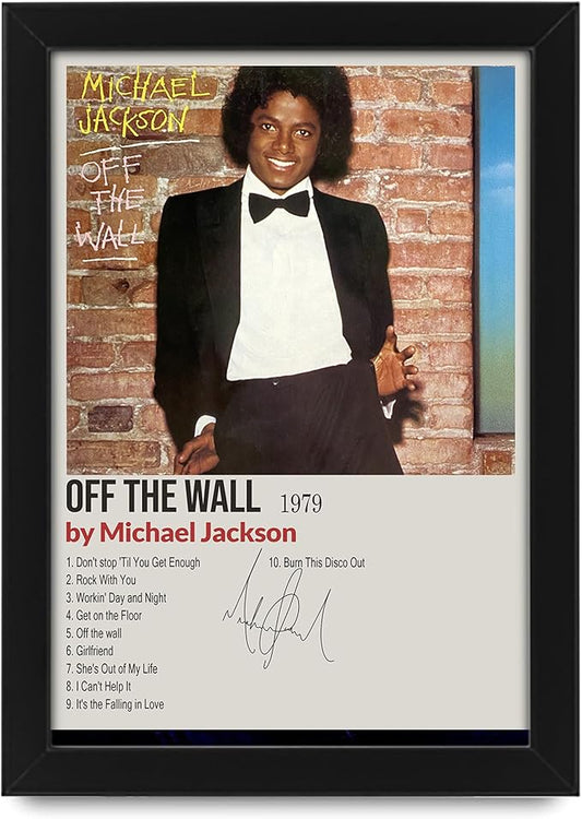 Michael Jackson - Off The Wall Signed Poster Print- Limited Edition Autograph Fan Gift – Collectible Memorabilia Merchandise