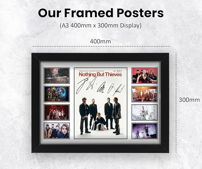 Nothing but Thieves Signed Poster Print- Limited Edition Autograph Fan Gift – Collectible Memorabilia Merchandise