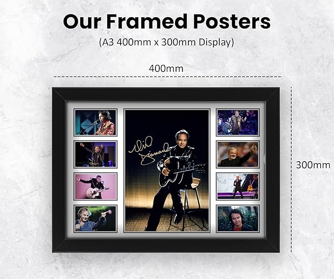 Neil Diamond Signed Poster – Limited Edition Collectible – Autographed Music Memorabilia – Perfect Fan Gift