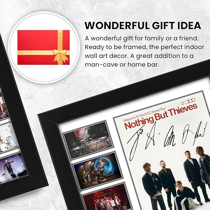 Nothing but Thieves Signed Poster Print- Limited Edition Autograph Fan Gift – Collectible Memorabilia Merchandise