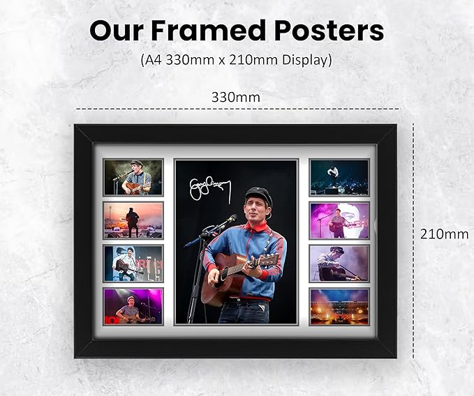Gerry Cinnamon Signed Poster Print- Limited Edition Autograph Fan Gift – Collectible Memorabilia Merchandise
