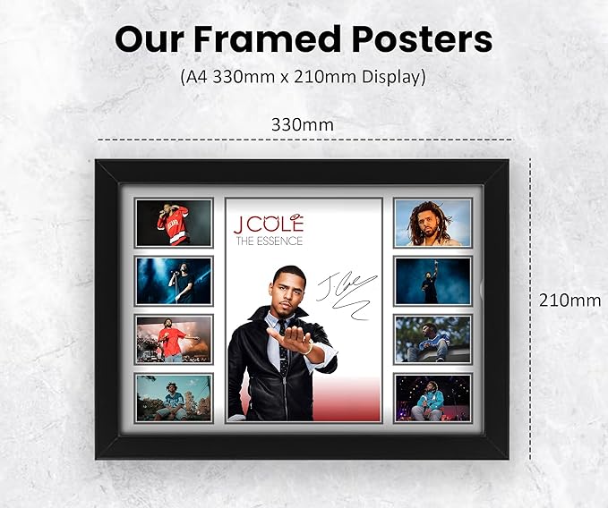 J Cole Signed Poster Print- Limited Edition Autograph Fan Gift – Collectible Memorabilia Merchandise