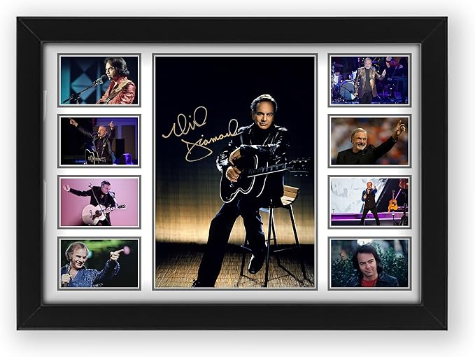 Neil Diamond Signed Poster – Limited Edition Collectible – Autographed Music Memorabilia – Perfect Fan Gift
