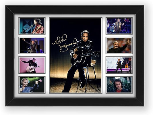 Neil Diamond Signed Poster – Limited Edition Collectible – Autographed Music Memorabilia – Perfect Fan Gift