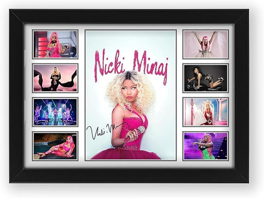 Nicki Minaj Signed Poster Print- Limited Edition Autograph Fan Gift – Collectible Memorabilia Merchandise