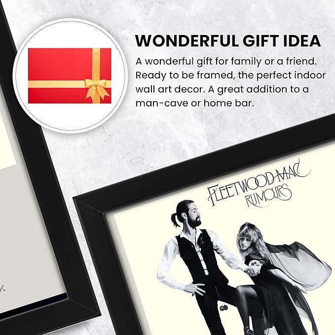 Fleetwood Mac Rumours Signed Poster Print- Limited Edition Autograph Fan Gift – Collectible Memorabilia Merchandise