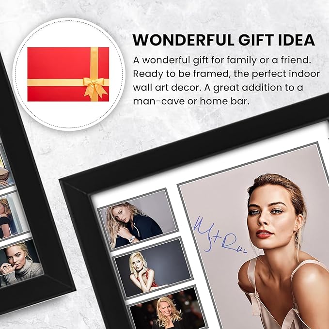 Margot Robbie Signed Poster Print- Limited Edition Autograph Fan Gift – Collectible Memorabilia Merchandise, gift idea