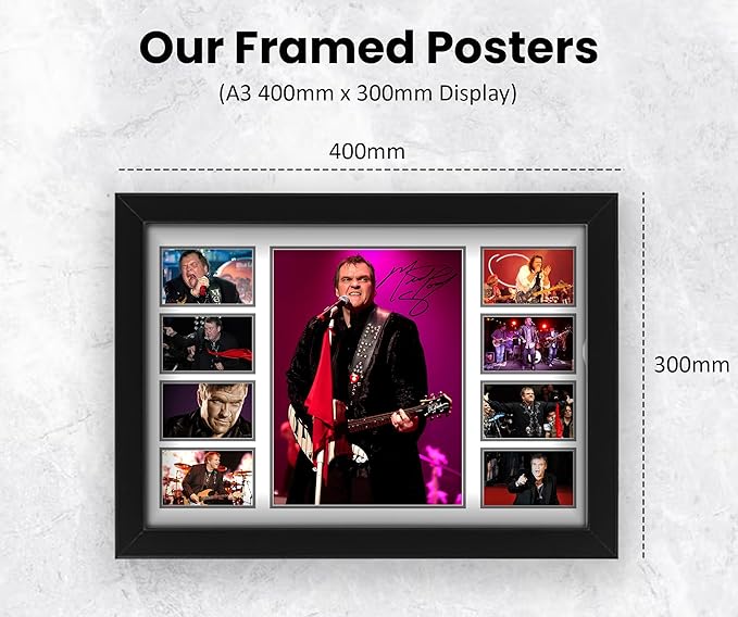 Meat Loaf Signed Poster Print- Limited Edition Autograph Fan Gift – Collectible Memorabilia Merchandise