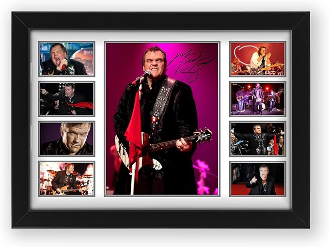 Meat Loaf Signed Poster Print- Limited Edition Autograph Fan Gift – Collectible Memorabilia Merchandise