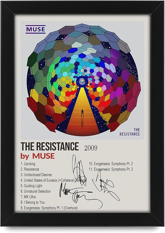 Muse The Resistance Signed Poster Print- Limited Edition Autograph Fan Gift – Collectible Memorabilia Merchandise