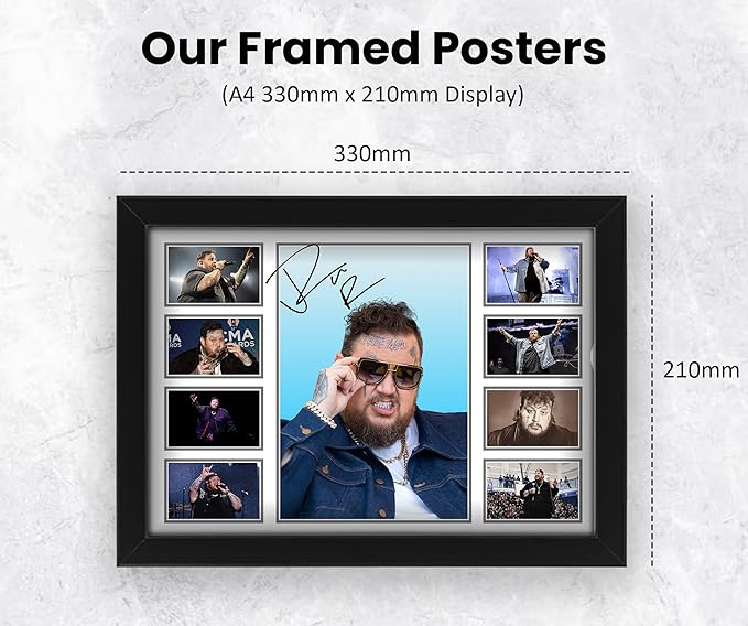 Jelly Roll Signed Poster – Limited Edition Collectible for Fans – Autographed Music Memorabilia