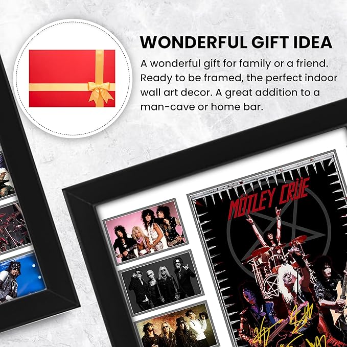 Motley Crue Signed Poster Print- Limited Edition Autograph Fan Gift – Collectible Memorabilia Merchandise