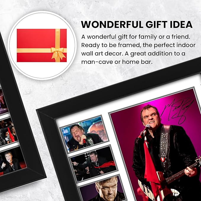 Meat Loaf Signed Poster Print- Limited Edition Autograph Fan Gift – Collectible Memorabilia Merchandise