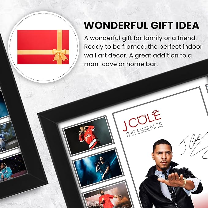 J Cole Signed Poster Print- Limited Edition Autograph Fan Gift – Collectible Memorabilia Merchandise