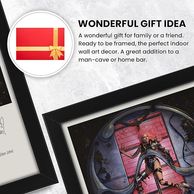 Lady Gaga Chromatica Album Cover Signed Poster Print- Limited Edition Autograph Fan Gift – Collectible Memorabilia Merchandise