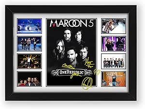 Maroon 5 Signed Poster Print- Limited Edition Autograph Fan Gift – Collectible Memorabilia Merchandise