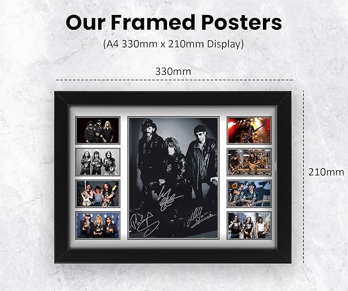 Motorhead Signed Poster Print- Limited Edition Autograph Fan Gift – Collectible Memorabilia Merchandise