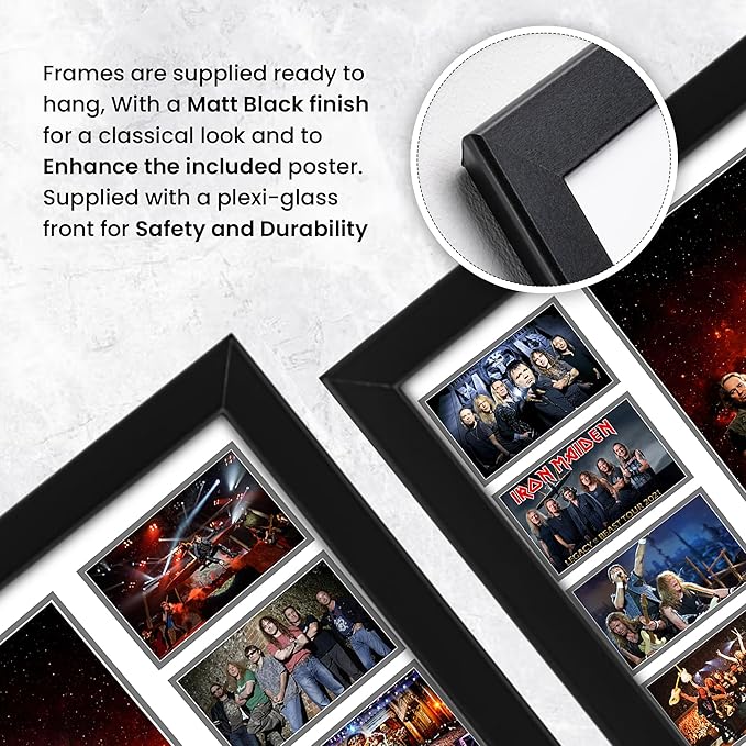 Iron Maiden Signed Poster Print- Limited Edition Autograph Fan Gift – Collectible Memorabilia Merchandise