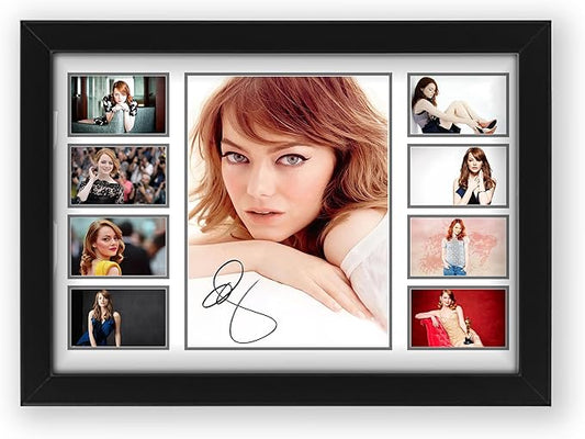 Emma Stone Signed Poster Print- Limited Edition Autograph Fan Gift – Collectible Memorabilia Merchandise | Hollywood actress Poster