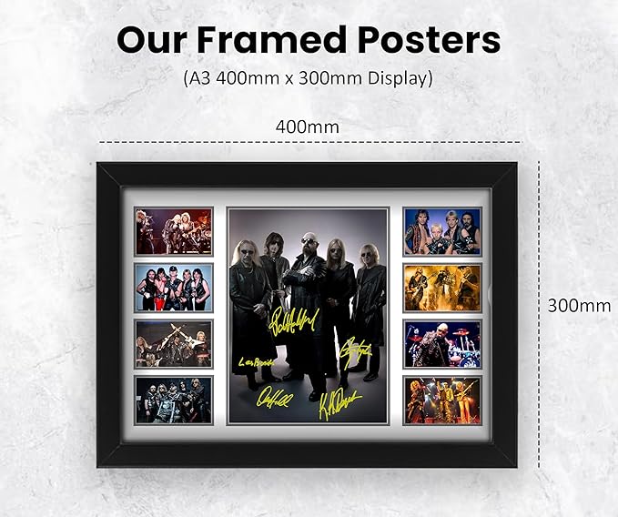 Judas Priest Signed Poster Print- Limited Edition Autograph Fan Gift – Collectible Memorabilia Merchandise Music Band