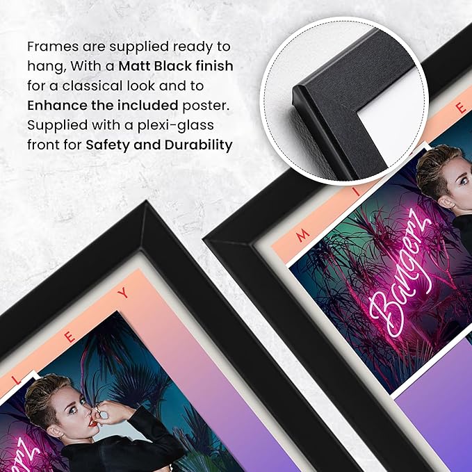 Miley Cyrus Bangers Album Cover Signed Poster Print- Limited Edition Autograph Fan Gift – Collectible Memorabilia Merchandise