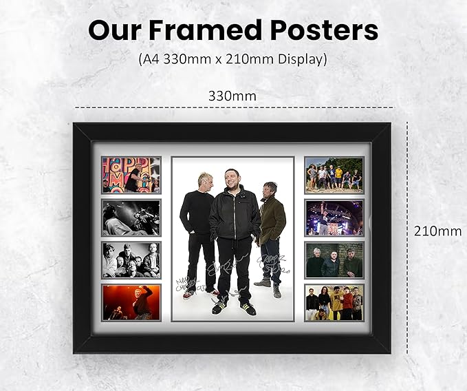 Happy Mondays Signed Poster Print- Limited Edition Autograph Fan Gift – Collectible Memorabilia Merchandise