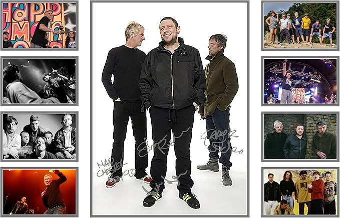 Happy Mondays Signed Poster Print- Limited Edition Autograph Fan Gift – Collectible Memorabilia Merchandise